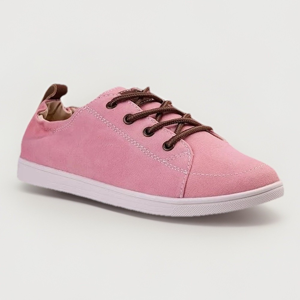 Spenco Santa Clara‎ Women's Size 8W Orthotic Slip-On Canvas Sneakers Light Pink